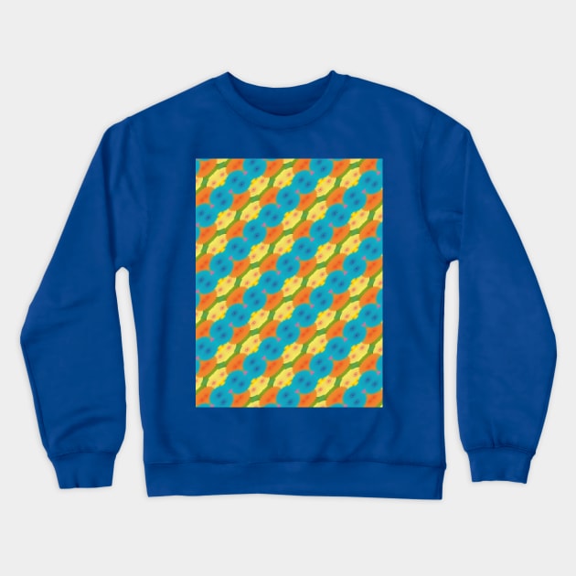 Colorful pattern 2 Crewneck Sweatshirt by Evgeniya